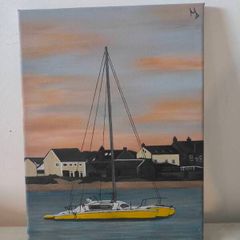 Original acrylic landscape painting