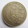 1935 PERU South America 1/2 Half SOL Antique Original Silver Peruvian Coin Image 4