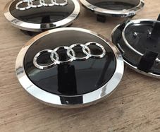 4 x Audi Alloy Wheel Centre Caps 69mm