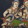 Vintage Thai Silk Painting - Framed Image 3