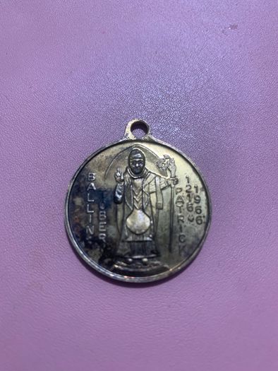 Vintage St Patrick Medallion