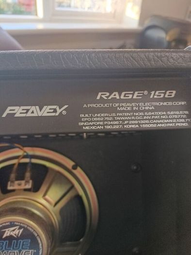 Peavey Rage 158 Transtube Series Electric Guitar Combo Amp 15 Watt AmplifierI