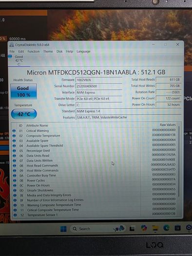 Lenovo Loq 15irx10 15.6 Fhd 144hz | I5-13450hx | Rtx 5060 8gb | 16gb Ddr5 | 512gb Nvme | Excellent Condition