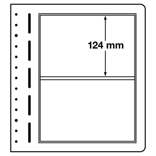 50 Lighthouse LB-Blank Sheets, 2-way division
