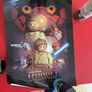 star wars Lego yoda poster in lightsaber roll Image 2