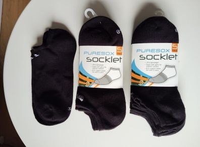 11 pairs Puresox low fit sock size 3-8