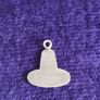 Vintage 925 Sterling Silver Enameled Welsh Hat Pendant or Charm. Image 5