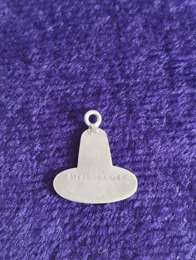 Vintage 925 Sterling Silver Enameled Welsh Hat Pendant or Charm.