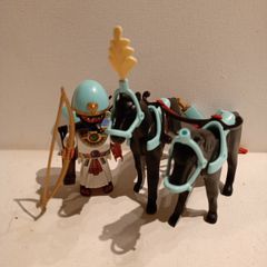Playmobil 4244 Egyptian Chariot Figure and Horses Only