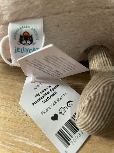 Jellycat Surfboard new