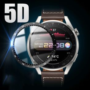 5D Soft Glass Protective Film For Huawei Watch 3 Pro Full Curved Cover Screen Protector for Huawei Watch 3 Pro Smartwatch