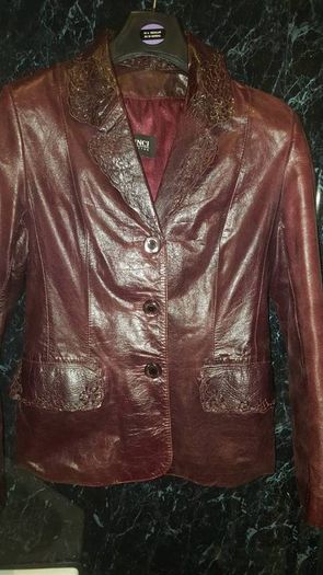 Leather jacket size 8