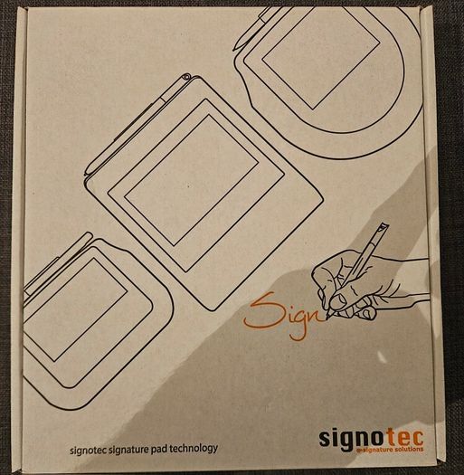 Signotec Sigma ST-BE105-2-U100 Black LCD Display Signature Pad