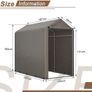 Garden Waterproof Anti-UV Bike Storage Tent Bicycle Motorcycle Shed Shelter Image 2