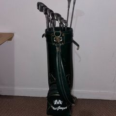 Vintage Golf Set Classic Bag, Irons & Woods
