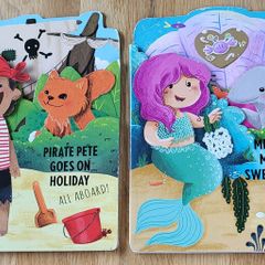 Pirate and Mermaid books X  2 for 7 euro