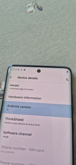 Motorola edge 60 fusion andoid phone