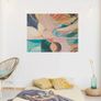 Large Original Abstract Painting Contemporary Art Modern Irish abstract art Framed Warm Art Deco Art Image 10