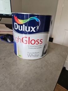 Dulux high gloss paint
