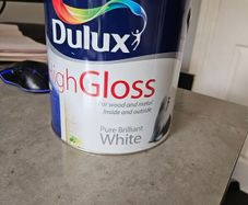 Dulux high gloss paint