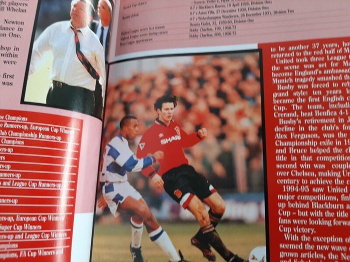 man United vintage book1996