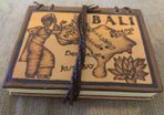 BALI - Leather Travel Scrapbook / Journal - Handcrafted