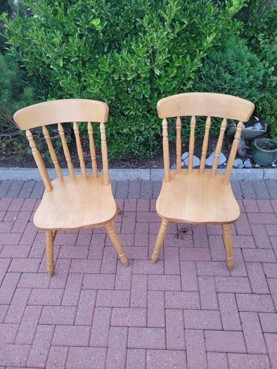 wooden chairs