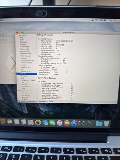 Macbook pro 2015 - 500gb ssd 8gb ram