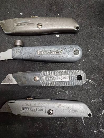 3 x Stanley Knife and Pad Saw