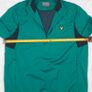 Lyle & Scott Teal Green Golf Short Sleeve 1/4 Zip Pullover Windbreaker Top Mens Size M Image 8