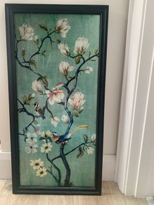 Framed floral wall art (Carolyn Donnelly Eclectic)