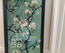 Framed floral wall art (Carolyn Donnelly Eclectic)