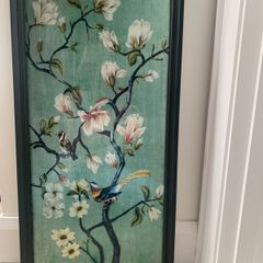 Framed floral wall art (Carolyn Donnelly Eclectic)