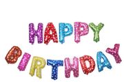 Happy Birthday  Foil Balloons Letters