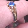 Gold Sapphire Ring Image 2