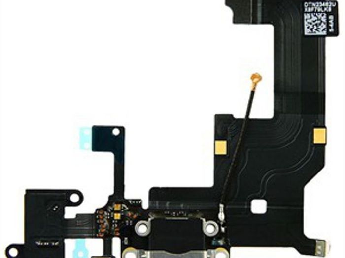 Dock Connector Charging Port and Headphone Jack Flex Cable for iPhone 5 - Black