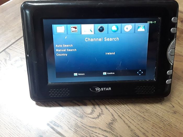 tv star portable tv 7in