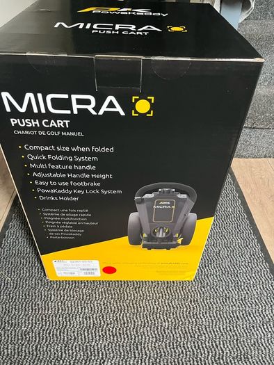 Powakaddy Micra Push Cart