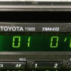 Toyota Hilux, Avensis, Celica & Others Panasonic Single DIN RDS Radio with CD Player Toyota TM4412