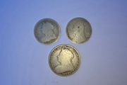 Silver Victoria Coins.
