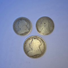 Silver Victoria Coins.