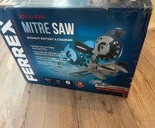 Mitre saw Ferrex cordless new
