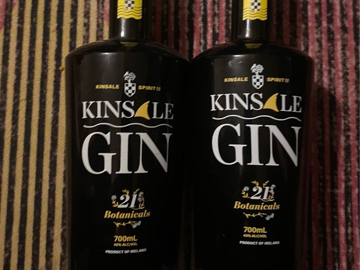 Kinsale Irish Gin empty Bottles