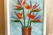 Bird of Paradise Painting