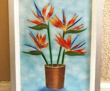 Bird of Paradise Painting