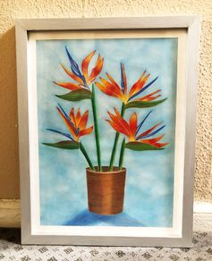 Bird of Paradise Painting