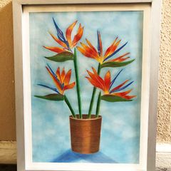 Bird of Paradise Painting