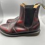 Women's DR MARTENS Flora Genuine Leather Chelsea Ankle Boots UK 5 EU 38 Cherry Image 6