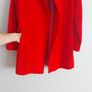 Berry Red Oasis coat Image 4