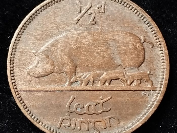Ireland - 1946 - Half Penny - EF - KM.10 - [515]